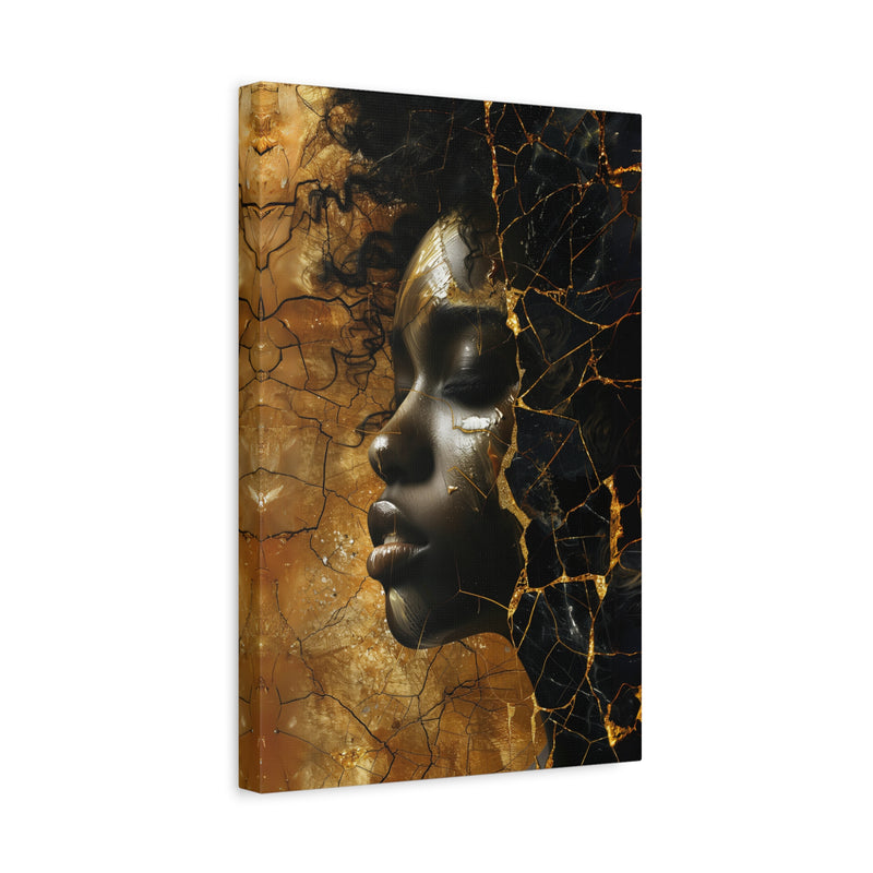 Shattered Beauty - Stretched 1.25" Matte Canvas