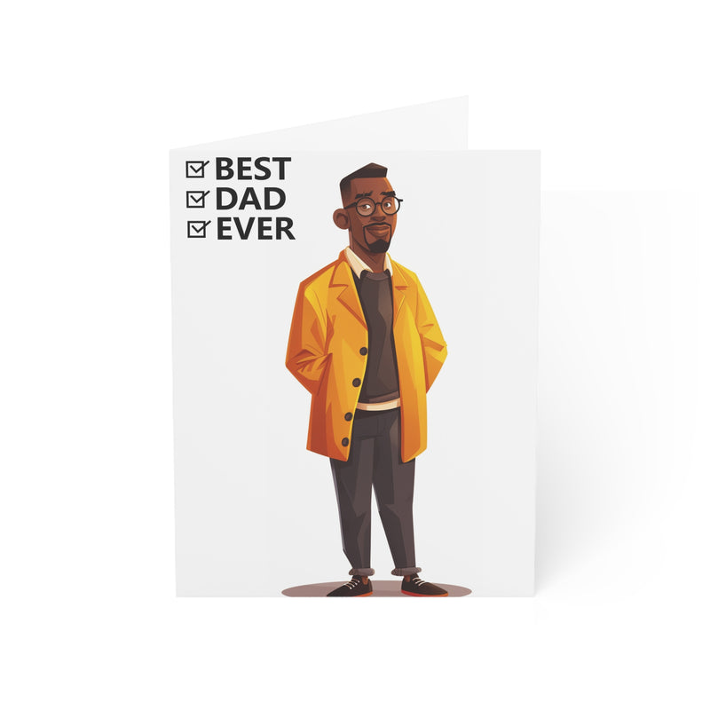 Best Dad Ever - Greeting Cards (1, 10, 30, and 50pcs)