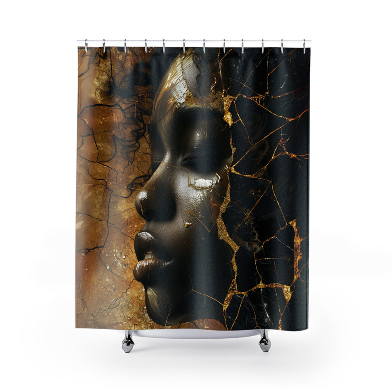 Shattered Beauty - Shower Curtains