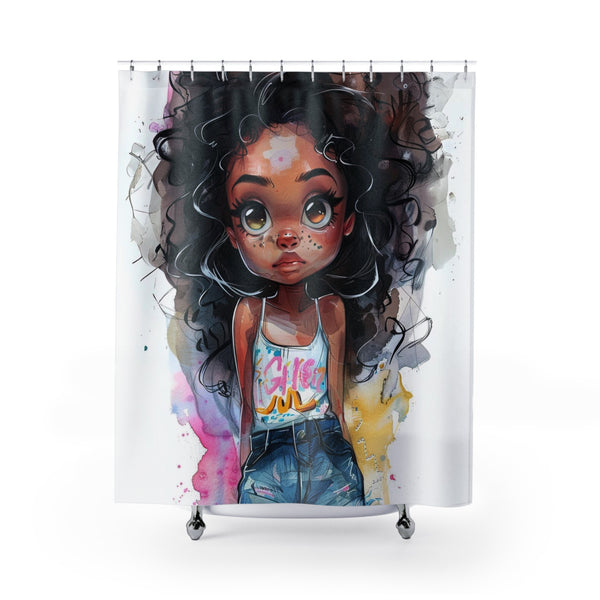 Doll Face - Shower Curtains