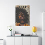 Afro Mystique - Stretched, 1.25" Matte Canvas