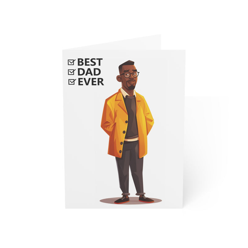 Best Dad Ever - Greeting Cards (1, 10, 30, and 50pcs)